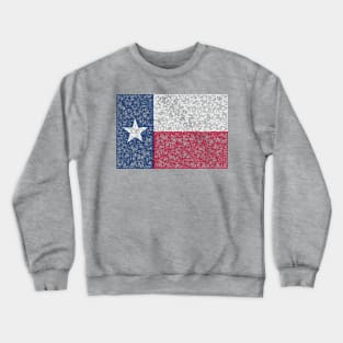 Low Poly Texas Flag Crewneck Sweatshirt